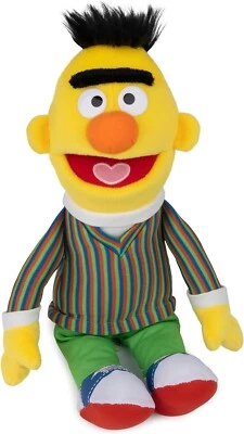 Juguete suave para niños GUND Sesame Street Bert 14" nuevo en bolsa de polietileno lavable en superficie Foto 1 de 3