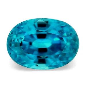Blauer Zirkon Edelstein Natur Zirkon Lose Edelstein 1,68 Karat - Bild 1 von 3
