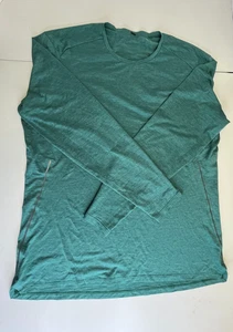 Lululemon Herren Metal Vent Tech Langarm Rundhals Shirt türkis blau grün L ? - Bild 1 von 12