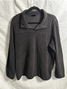 Maglione Felpa Uomo 32 Caldo Sportivo Grigio Scuro Pile 3 Snap Taglia XL - Foto 1 di 5
