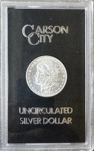 Dólar de plata Morgan GSA 1878-CC EE. UU. $1 ~ Carson City ~ tesoro GSA ~ SIN CAJA/CERTIFICADO DE AUTENTICIDAD - Imagen 1 de 4