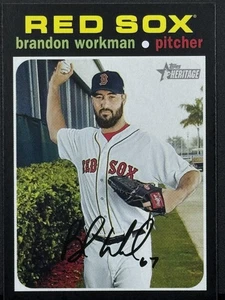 2020 Topps Heritage #297 Brandon Workman - Picture 1 of 2