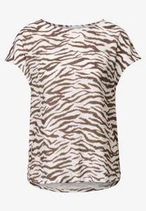 Street One Shirt mit Animal Print Nomad Brown - Bild 1 von 1