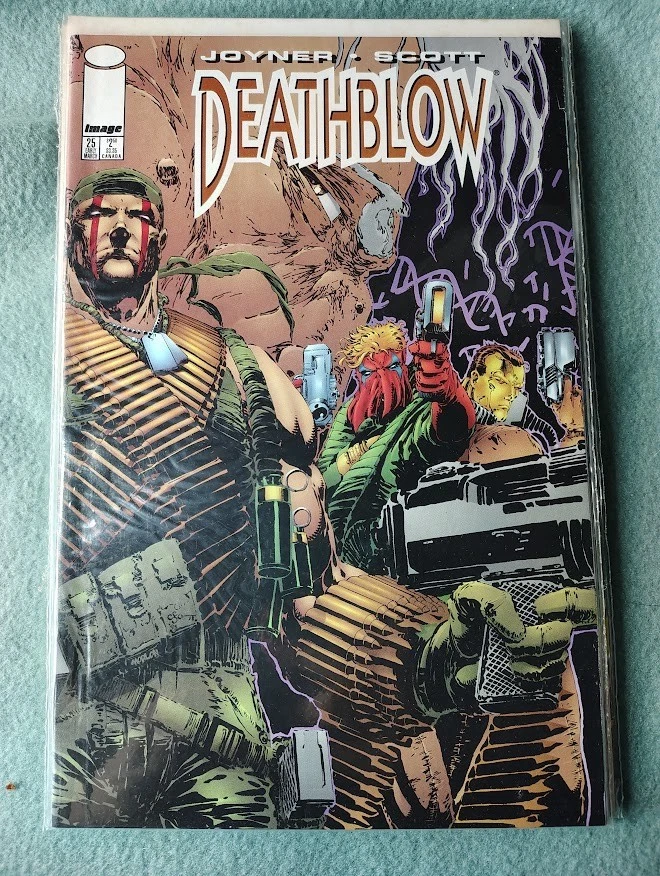 1996 Image Deathblow #25 Joyner Choi Scott wraparound Brothers-in-Arms 6 finale! - Image 1 of 1