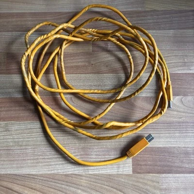 Tether Tools TetherPro USB-A To USB-B Cable Orange 15ft 4.6m  - Image 1 of 4