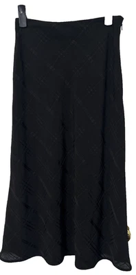 Forever 21 Women's S Black Lined Maxi Skirt Whimsigoth Fairygoth Sexy Witchy - Image 1 of 4