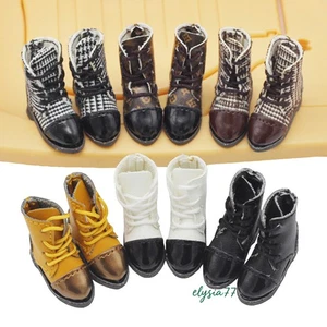 1 Par Escala 1:12 OB11 Casa de Muñecas Hecho a Mano Miniaturas Accesorios Zapatos Botas - Imagen 1 de 15