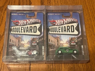 HOT WHEELS BOULEVARD LOT 2 DIECAST RENAULT 5 TURBO GREEN & WHATTA DRAG - Image 1 of 2