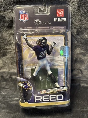 NFL Series 24 Baltimore Ravens Ed Reed McFarland Chase Level Silver 171/500 Foto 1 de 4