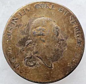 KAPPYSCOINS G9790 LATVIA 1780 COURTLAND I THALER PETER BIRON CIRC - Picture 1 of 2