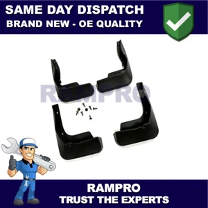 Tailored Mud Flaps Set of 4 For Peugeot 308 2012-2016 Rampro - Picture 1 of 8
