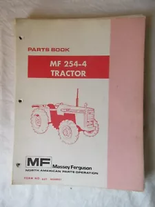 Massey Ferguson MF245-4 MF 254-4 Traktor Teilebuch Katalog Handbuch 1982 - Bild 1 von 9