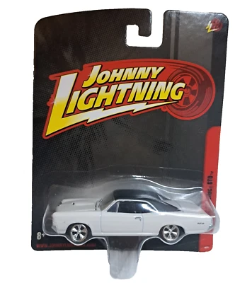 Johnny Lightning 2.0 Forever 64 1/64 1966 66 Pontiac GTO White/Black Diecast - Image 1 of 4