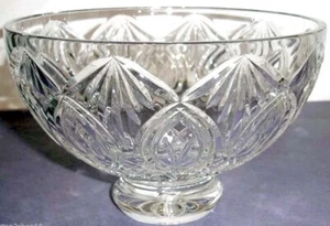 Waterford Kristall Ashbury 8" Fußschale Irland Fächer Kreuzschliff 136769 Neu - Bild 1 von 4