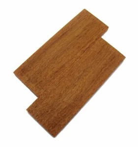 Manici Di Coltello In Teak 12X4X1Cm Coppia - Foto 1 di 1