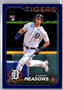 2024 Topps #516 Parker Meadows Royal Blue - Picture 1 of 2