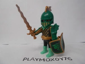PLAYMOBIL KNIGHTS. PLAYMOXOY76. CABALLERO DEL EJERCITO DRAGON VERDE REF. 4586. - Picture 1 of 2