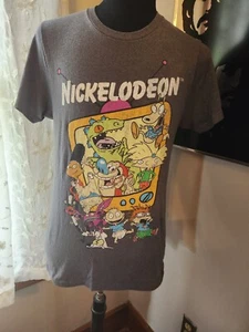 Camisa Nickelodeon Para Hombres M Gris Hey Arnold Reptar Monstruos Reales Rocko Cast - Imagen 1 de 2