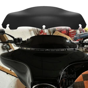 7" Wave Windshield Windscreen For Harley Touring Electra Street Tri Glide 14-24 - Picture 1 of 16