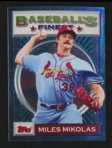 2020 FINEST FLASHBACKS 189 Miles Mikolas - St. Louis Cardinals - Picture 1 of 1
