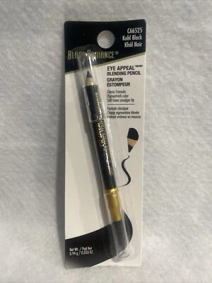 Black Radiance Eye Appeal Blending Pencil Kohl Black 0.033 oz CA6525 Smudger Tip - Image 1 of 2