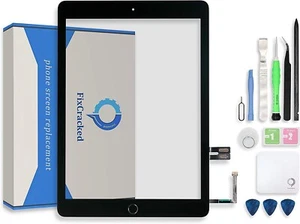 NUEVO Conjunto de Cristal Digitalizador Repuestos Pantalla Táctil para iPad 6 Caja Abierta - Imagen 1 de 4