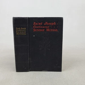 Saint Joseph Continuous Sunday Missal 1964 Catholic English Mass Illustrated HC - Picture 1 of 7