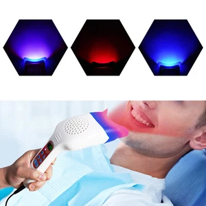 Dispositivo de blanqueamiento dental portátil pequeño de mano tricolor dientes agua luz fría - Imagen 1 de 18