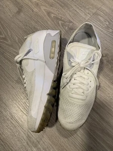 Nike Air Max Training Shoes 875943-101 White Used Size 12 Uk 11- EU46 - Picture 1 of 6
