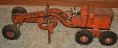 Vintage Dopeke Adams Motor Grader Diesel, Orange - Image 1 of 4