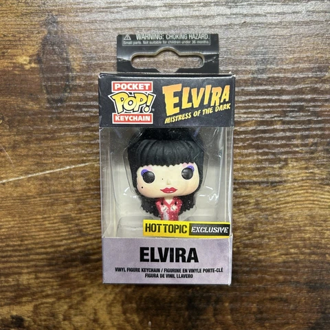 FUNKO POCKET POP! KEYCHAIN: ELVIRA MISTRESS OF THE DARK HOT TOPIC EXCLUSIVE NEW Cover