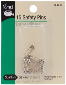 Dritz 72-65-00 Safety Pins-Size 00 14/Pkg - Picture 1 of 1