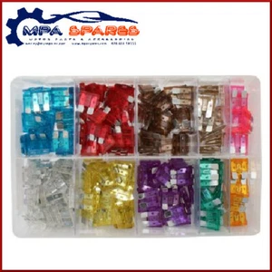 250 ASSORTED MINI BLADE FUSES (3-40 AMP) CAR VAN BOAT FUSE - Picture 1 of 3