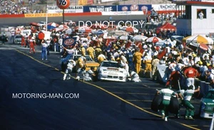 RUSTY WALLACE DAYTONA 500 SLIDE 35MM NASCAR #27 1989 PONTIAC PIT STOP - Picture 1 of 1