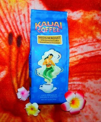 Kauai Coffee Medium Roast Fine Ground 10oz Hawaiian Estate *BEST BY: 05-14-26 - Image 1 of 4