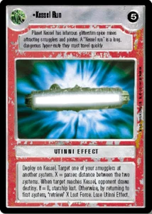 Star Wars CCG Limited Premiere BB M/NM Kessel Run - Picture 1 of 1
