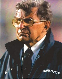 JOE PATERNO 8X10 PHOTO PENN STATE NITTANY LIONS NCAA FOOTBALL CLOSE UP - Picture 1 of 1
