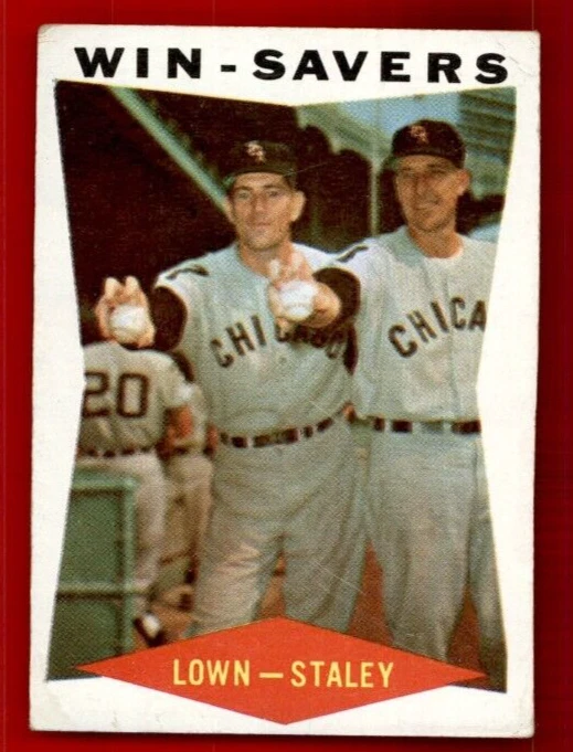 1960 Topps #57 Win Savers/Turk Lown/Gerry Staley VG - Image 1 of 2
