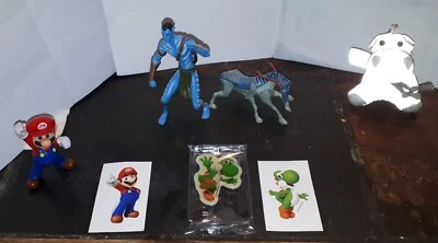 Figuren Konvolut: Maxi Ü-Ei Avatar, Nintendo Mario Brother, Nilpferd Anhänger - Bild 1 von 4