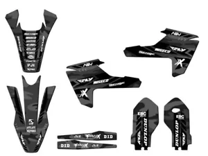 2018-2023 TC 85 APACHE Grey Senge Graphics Kit Compatible with Husqvarna - Picture 1 of 10