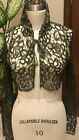Kaat Tilley Vintage Rare, Green Crochet Top Lulu Guipur Size 38/S