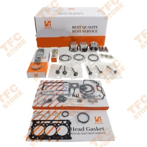 D902 Overhaul Rebuild Kit STD For Kubota D902 Engine Piston Gasket Bearing Valve - Picture 1 of 4