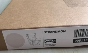 Funda Silla Ikea Strandmon Risane Ala Natural Beige 005.118.45 NUEVA/SELLADA - Imagen 1 de 5
