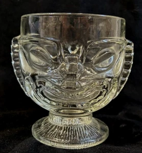 Disney Polynesian Village Resort Trader Sam’s Tiki Happy Mad Glass Mug Cup - Picture 1 of 6