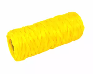 Kulay Yellow Artificial Sinew Waxed Flat Polyester Thread, Bobbin Sinue, 20-yard - Picture 1 of 7