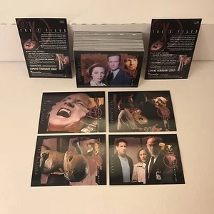 X-FILES SEASON 8 Inkworks Complete Card Set ROBERT PATRICK w/ PROMOS XF81 & XF8i - Picture 1 of 5