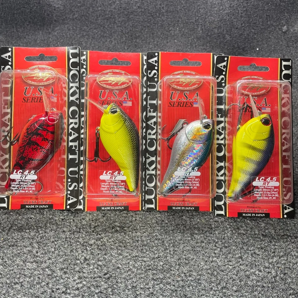 Señuelo Lucky Craft LC 4,5 RT Rattling Squarebill Crankbait 3/4 oz - Elige el color Foto 1 de 1