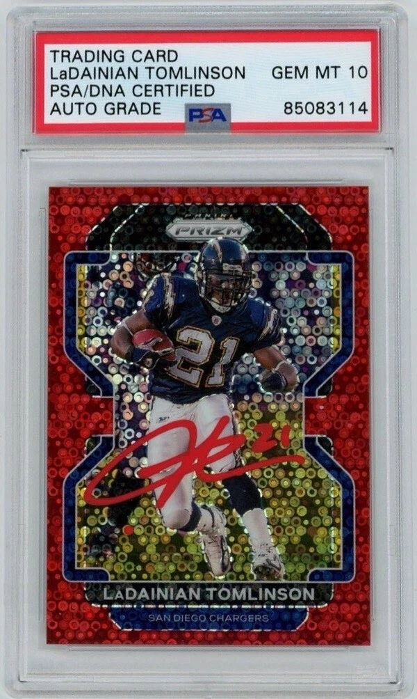 LaDainian Tomlinson Panini Football Trading Card Singles for sale