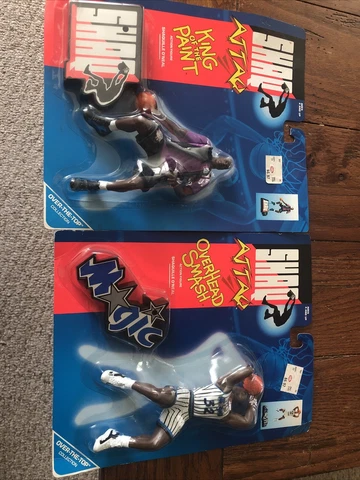 1993 Kenner SHAQUILLE O’NEAL “SHAQ ATTAQ” Collection - Two Action Figure Bundle Cover