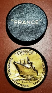 MEDAILLE BRONZE 1968 ♦ Compagnie générale Transatlantique ♦ FRANCE ♦ Avec boite - Imagen 1 de 3